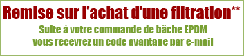 remise achat bache bassin epdm