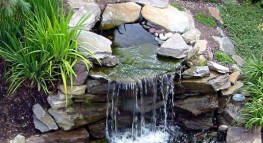 Bassins de jardin, cascades et lames d'eau