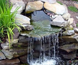 Bassins de jardin, cascades et lames d'eau