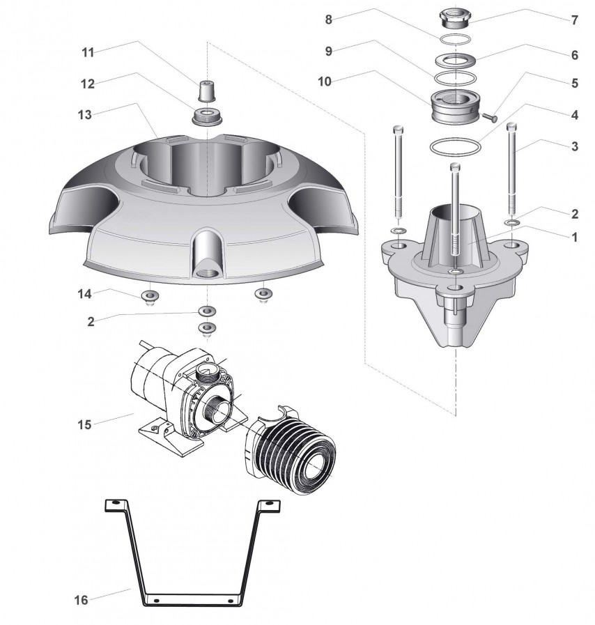 Pompe pour jets d'eau - Flottante PondJet Classic