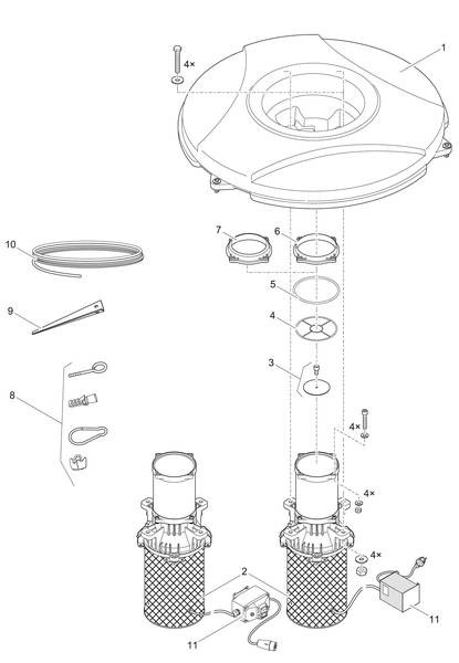 AERATEUR AIR FLO 1.5 KW