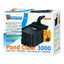 FILTRE SUPERFISH PONDCLEAR KIT 3000 UVC 5W + POND FLOW 1000