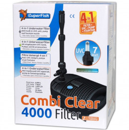 FILTRE SUPERFISH COMBI CLEAR 4000 - UVC 7W - POMPE 1950L/H