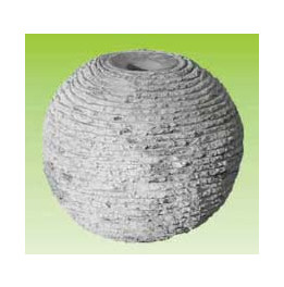 BOULE GRANIT STRIEE PERCEE DIAM 30CM