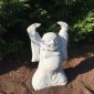 Happy bouddha granit décoration h 60 cm  