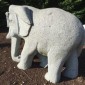 Eléphant granit décoration l 75 cm  220 kg