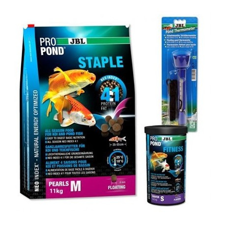 JBL ProPond Flakes M 130 g- Nourriture en flocon pour poissons de bassin à  petit prix chez Aquario&Co