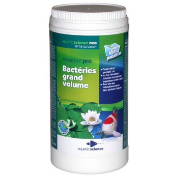Aquapur Pro 1 kg Anti-algues pour grands étangs et bassins de baignade