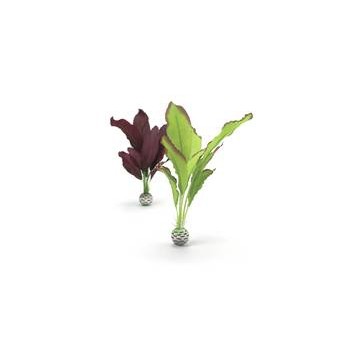 Décor Aquarium BIORB Set Plantes Moyennes Vertes & Violettes