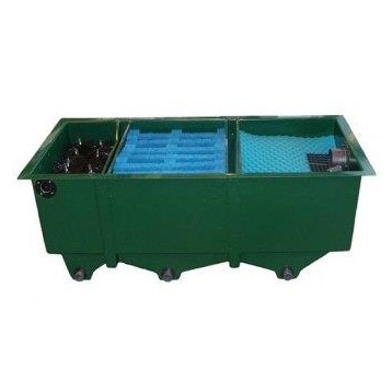 FILTRE ESKADA TINY 3 CHAMBRES UPFLOW 25 M3 AVEC KOÏ