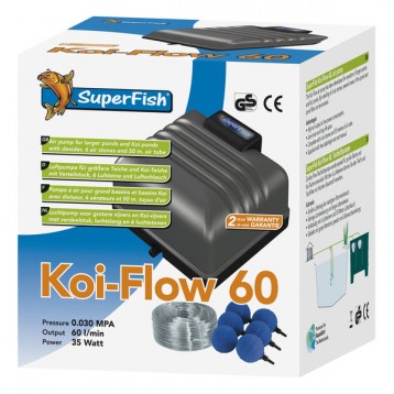 POMPE A AIR KOI FLOW 60 3600 L/H KIT AIR