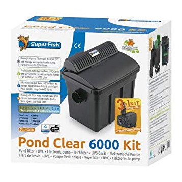 FILTRE SUPERFISH PONDCLEAR KIT 6000 UVC 7W + POND ECO 2900