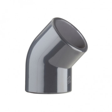 COUDE 45° PRESSION A COLLER 110 MM