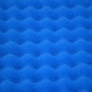 MOUSSE FILTRE ONDULE 100 X 50 X 2 CM GROSSE