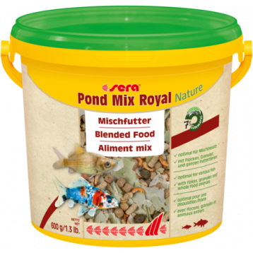 NOURRITURE SERA POND MIX ROYAL NATURE 3.8L ( 600G )