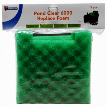 SET DE MOUSSES POUR POND CLEAR 6000