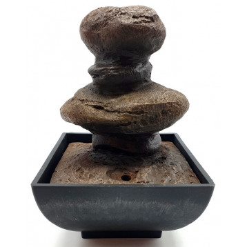 FONTAINE RESINE CAIRN H20CM 