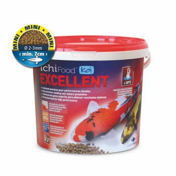 Aliment Ichi Food Excellent 2 Kg en 2 mm pour carpes Koi et poissons