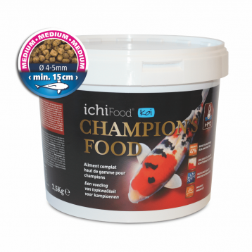 NOURRITURE KOI ICHI FOOD CHAMPION'S 4 MM 2.5 KG