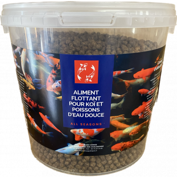 Nourriture carpes Koï et poissons 3 Kg mini 2-3 mm (recharge)